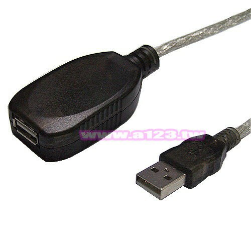 USB 2.0訊號增強延長線 公-母 12M