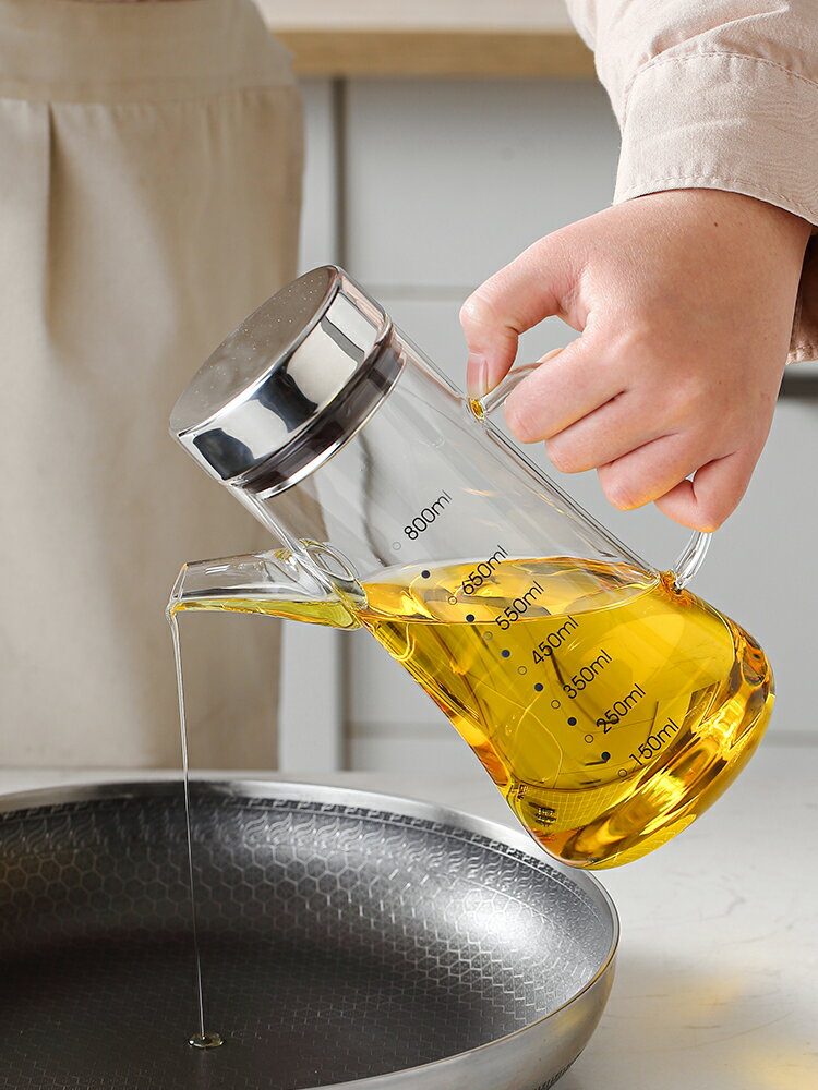 家用耐高溫玻璃油壺高硼硅油瓶防漏防熱醬油醋瓶醋壺油罐