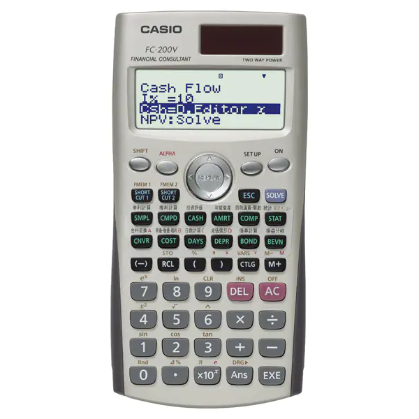 CASIO 卡西歐 FC-200V 財務型計算機 /台