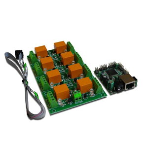 [2美國直購] denkovi 繼電器模組 Web SNMP controlled 8 Relay Board with DAEnetIP2 DAEnetIP2 + DAE-RB/Ro8-12V