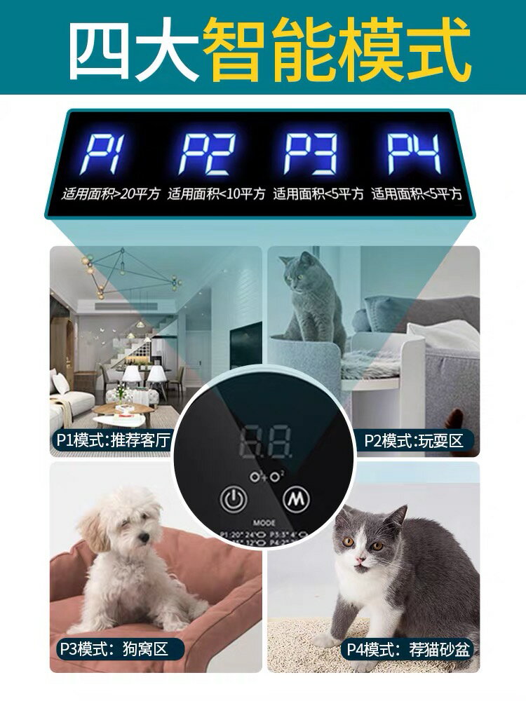 家用臭氧發生器小型殺菌寵物除異味負離子臭氧機消毒車載廁所除臭
