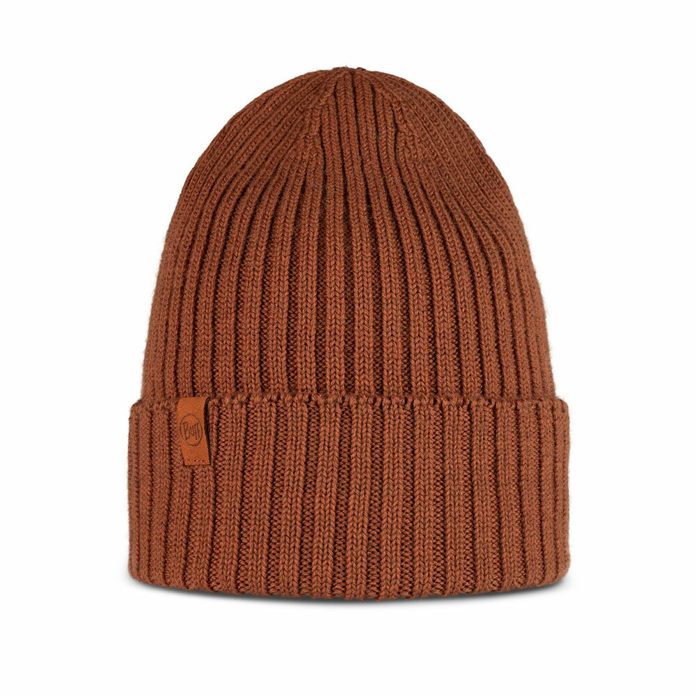 【【蘋果戶外】】BUFF BF124242-330 西班牙 NORVAL 美麗諾針織保暖帽 香醇肉桂 針織帽 美麗諾羊毛帽