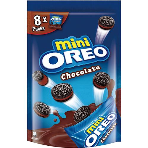 OREO 迷你奧利奧巧克力夾心餅乾(163.2g/袋) [大買家]