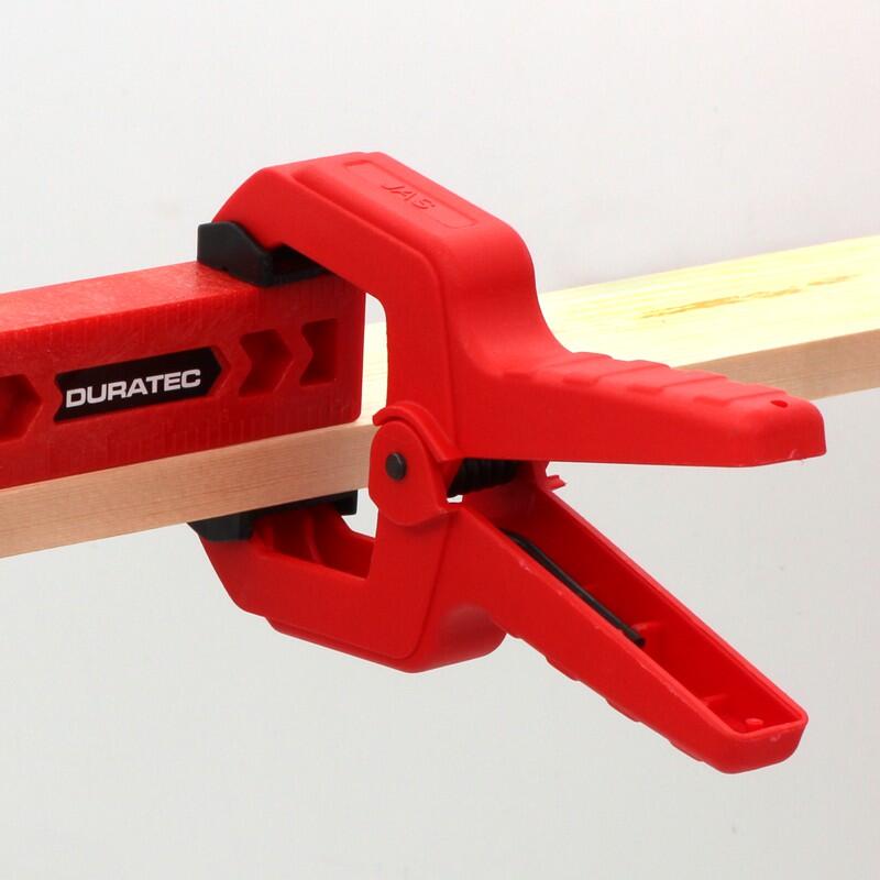DURATEC木工A字夾強力固定夾快速夾木板模型塑料彈簧夾拼板夾緊器加強型彈簧2寸專業 高強度 塑膠