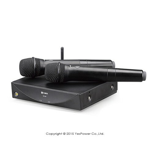 DW-25 CAROL 雙頻道VHF無線麥克風/ 配件2選1/ 訊號穩定、產品耐用/體積小、重量輕/一年保固