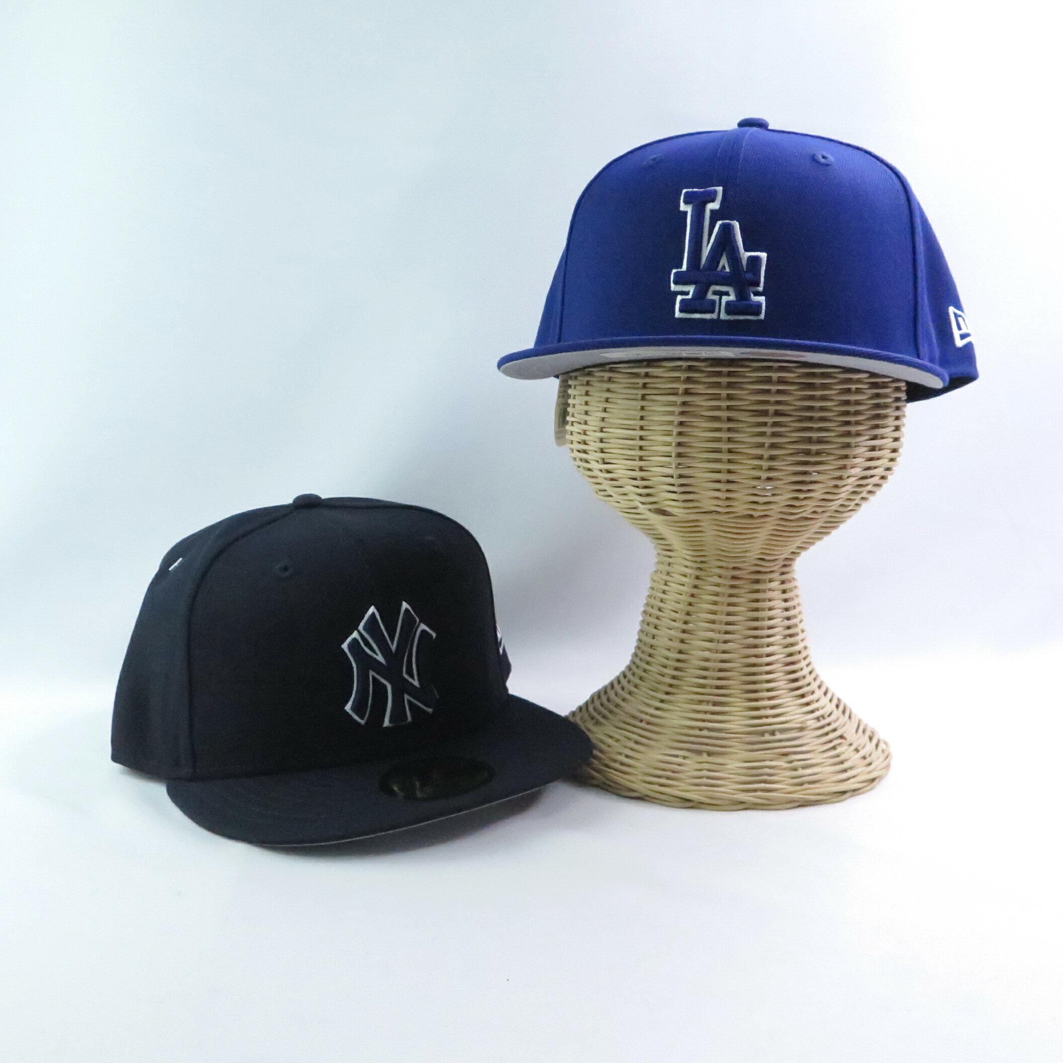 New Era NE604945- MLB 棒球帽 5950 澳版OUTLINE 道奇/洋基 【iSport愛運動】
