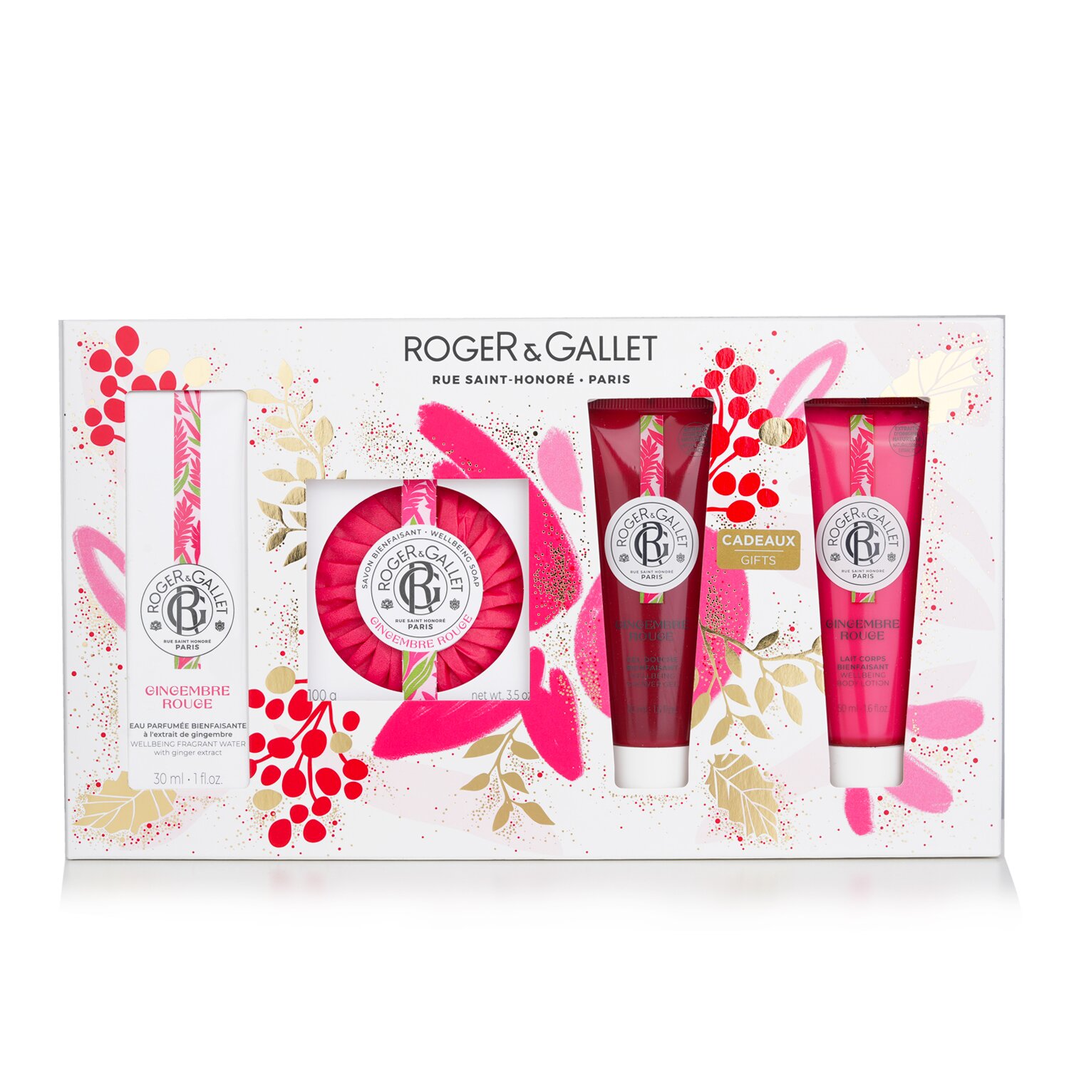 賀傑與賈雷 Roger & Gallet - Gingembre Rouge 紅薑淡香水套裝