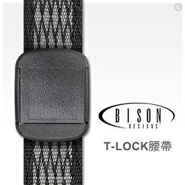 [ BISON ] 30mm T-Lock腰帶 黑扣 / T扣 皮帶 / 10