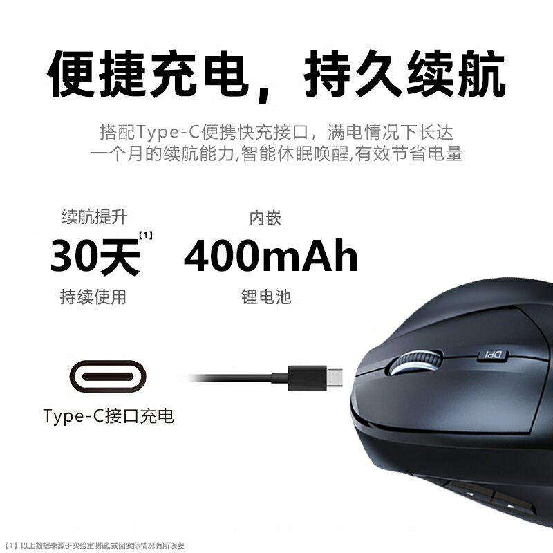 人體工學滑鼠垂直筆記本靜音電腦滑適用小米華為蘋果通用