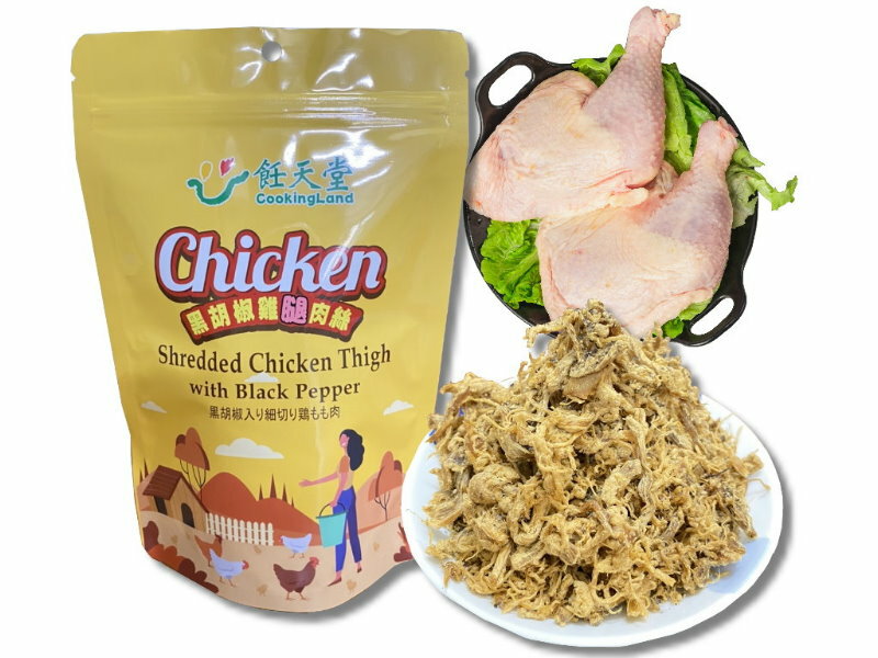 【飪天堂】黑胡椒雞腿肉絲 70g/包