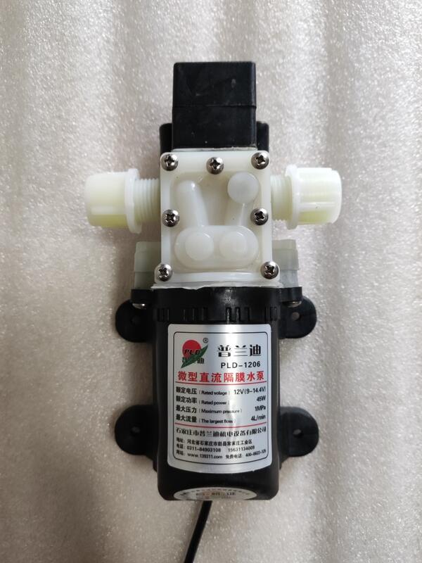 【可開發票】普蘭迪直流電動隔膜水泵螺紋接口12V24V自吸高壓壓力開關自動啟停 6