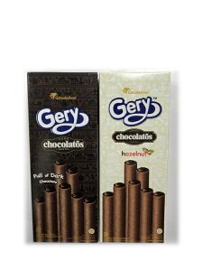 Gery 芝莉捲心酥 黑巧克力味/ 榛果巧克力味 160g