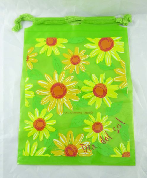 【震撼精品百貨】DiaDelSol 向日葵太陽花 塑膠縮口袋 綠/橘 (共2款) 震撼日式精品百貨