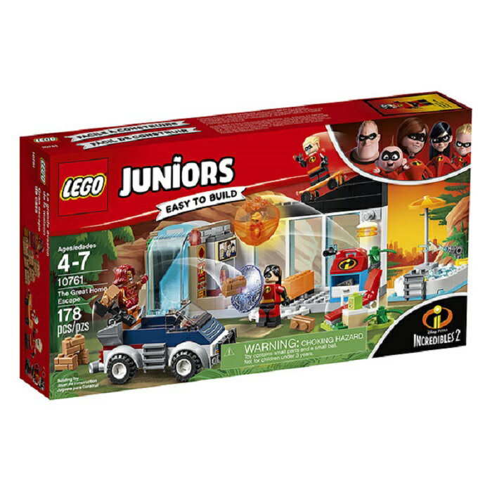 LEGO 樂高 Juniors 10761 超人特攻隊2 超能家庭大逃亡 【鯊玩具Toy Shark】