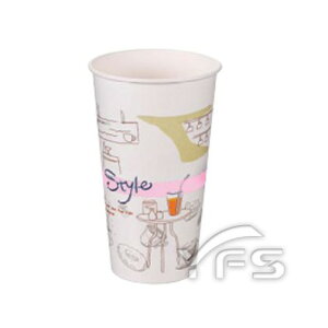 PA-500飲料紙杯(500cc)(90口徑) (冷飲/水杯/紙杯/汽水/咖啡)【裕發興包裝】YC0047