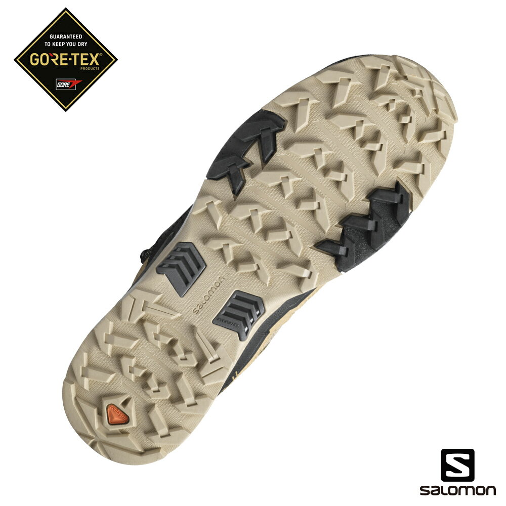 ├登山樂┤法國Salomon 登山鞋男X ULTRA 4 中筒GORETEX 防水藻棕黑灰褐# L41294100 | 登山樂直營店|  樂天市場Rakuten