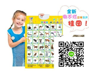 寶寶有聲掛圖小孩兒童學習認數字動物發聲識字卡電子掛畫玩具早教 歐歐流行館