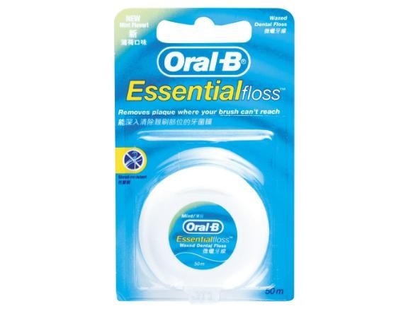 專品藥局 Oral B 歐樂B 牙線(薄荷微蠟) 50公尺【2003236】