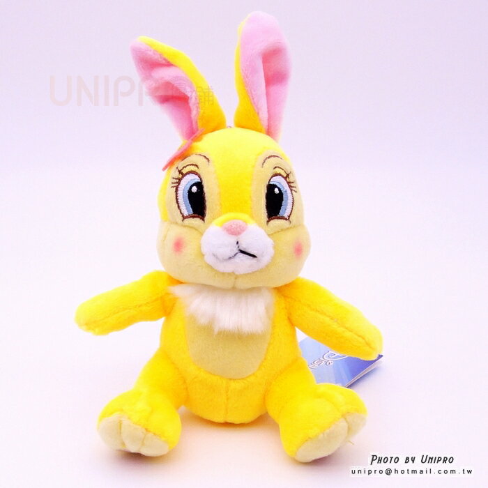 【UNIPRO】迪士尼正版 邦妮兔 15公分高 絨毛娃娃 玩偶 珠鍊吊飾 禮物 BUNNY 兔子 小鹿斑比