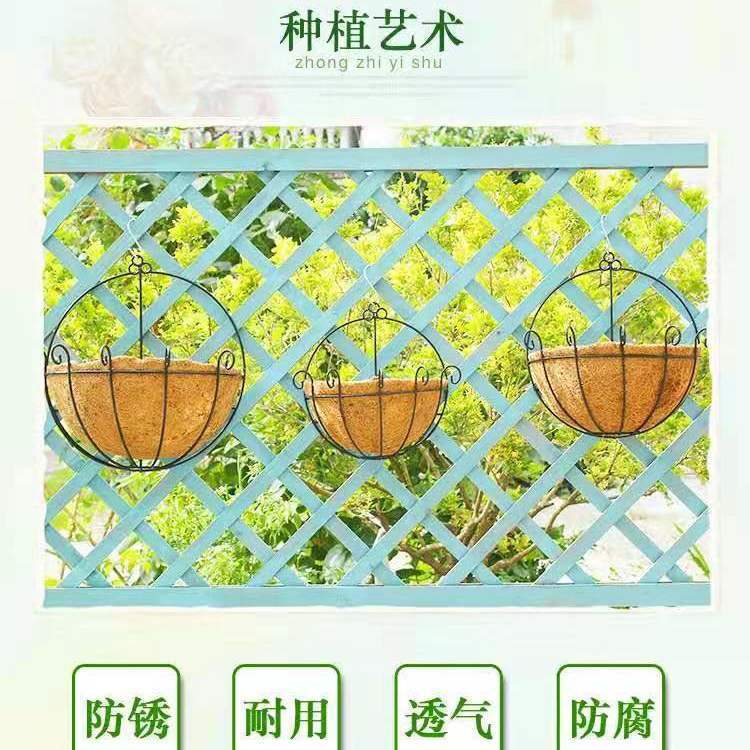 免運 可開發票 椰棕半圓壁掛花盆陽臺裝飾歐式創意多肉綠蘿吊蘭花盆