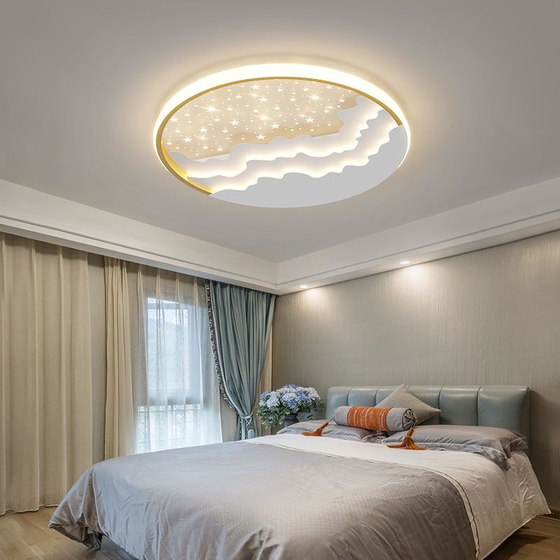 臥室燈2022年新款北歐輕奢創意溫馨房間燈現代簡約家用主臥吸頂燈
