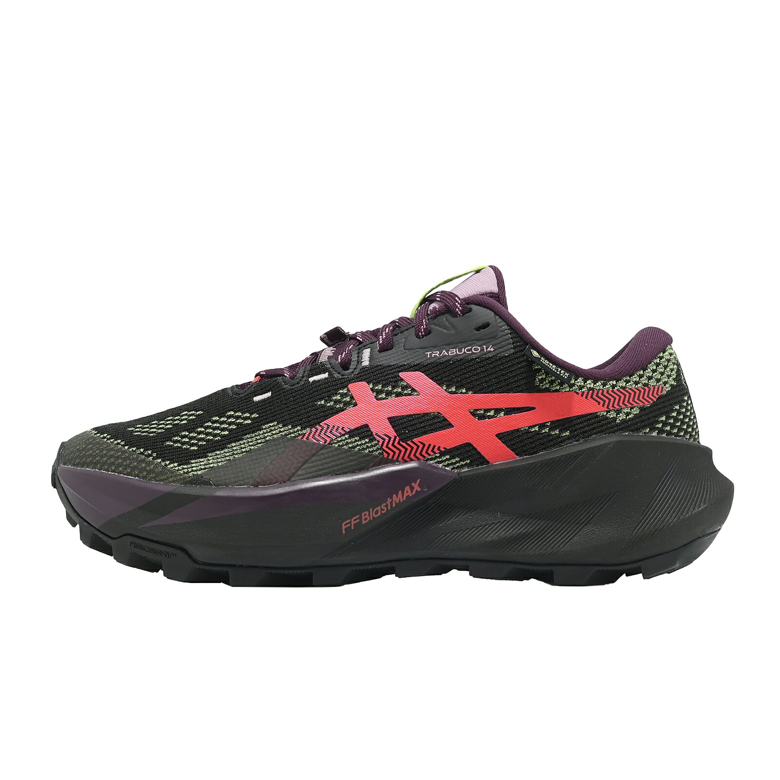 Asics 亞瑟士 越野跑鞋 Trabuco 14 GTX 女鞋 黑 防水 回彈 戶外 緩震 1012B936003