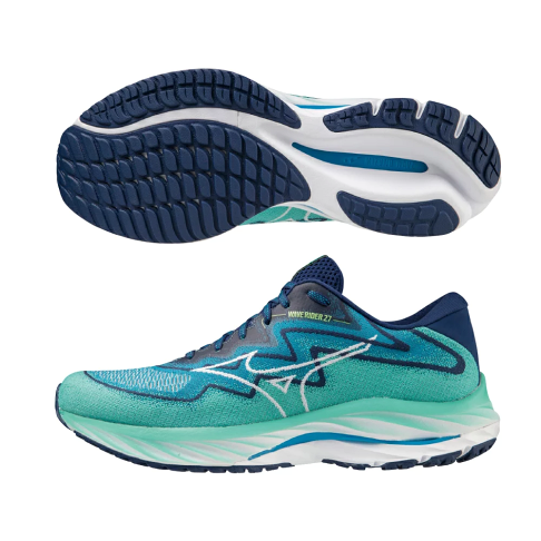 美津濃 MIZUNO WAVE RIDER 27 一般型 超寬楦 男款 慢跑鞋 J1GC237601 0