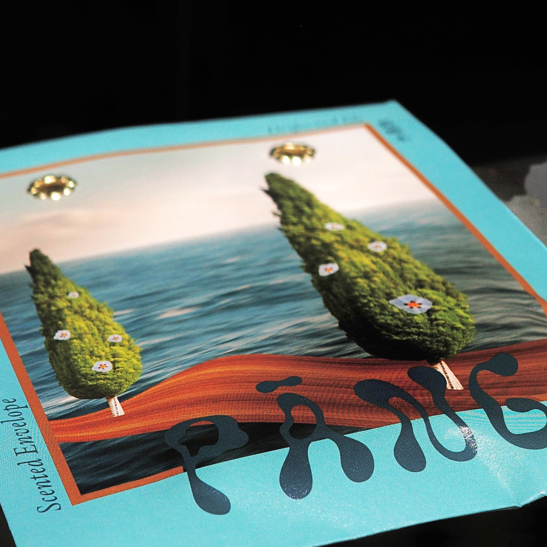 【雱 PĀNG】信封香氛袋 單入 | 藍嶼木 Driftwood Isle | 環境友善 質感設計 空間香氛 環保生物炭 法國設計獎銀獎