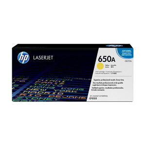【跨店享22%點數回饋+滿萬加碼抽獎】HP 650A 原廠黃色碳粉匣 CE272A 適用 HP Color LaserJet CP5525