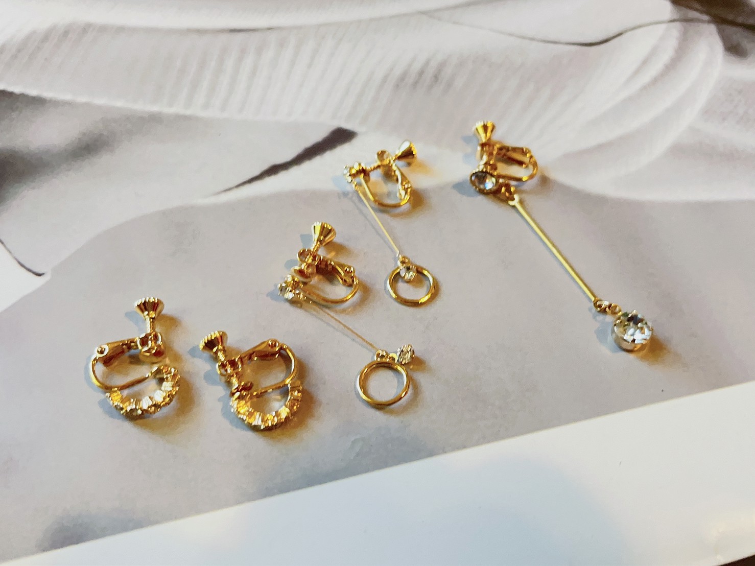 現貨專區｜唯一。垂墜夾式耳環(BPECL20)｜送禮精選店家★Reyna jewelry 女王飾品 1