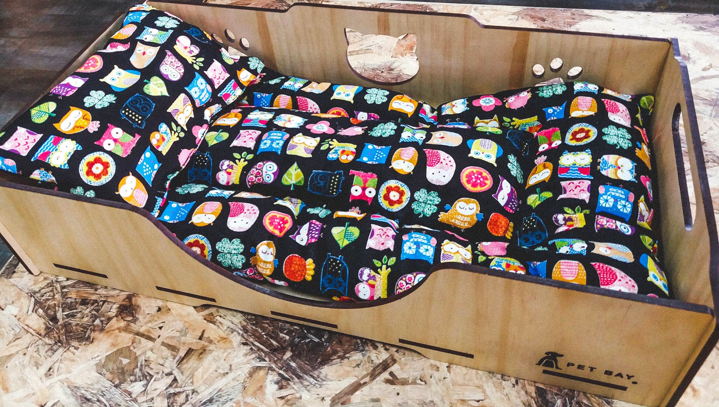 【PET BAY】KATIE凱蒂床-床板+床墊+枕頭 (寵物床 睡墊 睡窩 睡床 寵物墊)