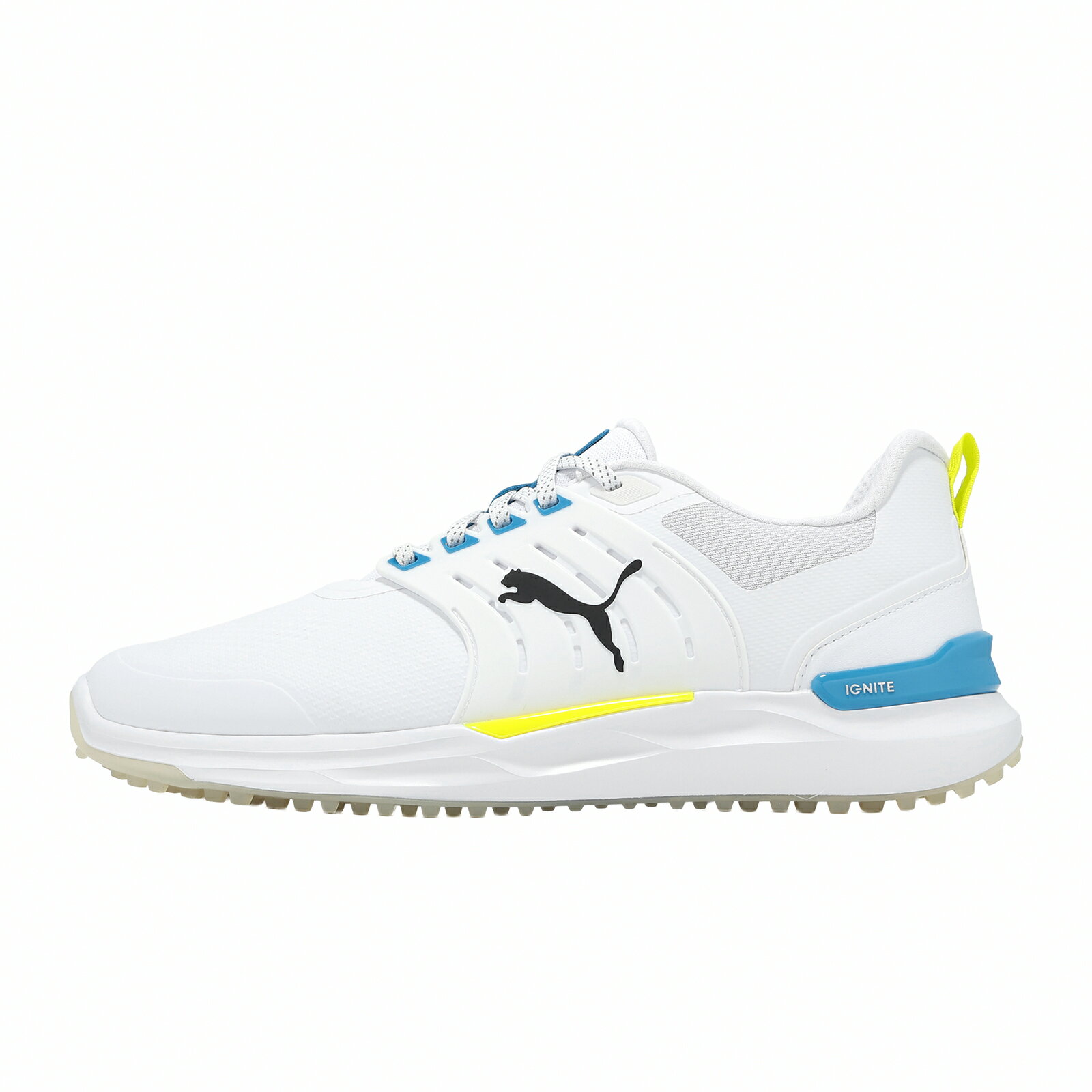 Puma 高爾夫球鞋 Ignite Elevate 2 男鞋 防潑水 白藍 穩定 高球 310243-11