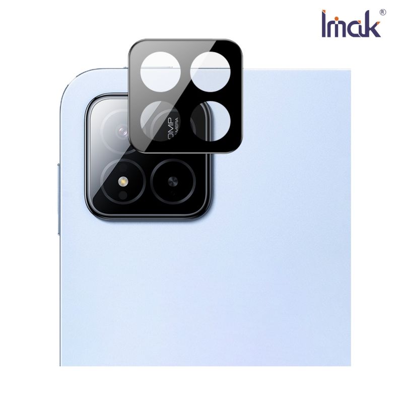 鏡頭貼 Imak 艾美克 Xiaomi 小米 Pad 7 / 小米 Pad 7 Pro 鏡頭玻璃貼(一體式)(曜黑版) 奈米吸附 鏡頭貼 鏡頭保護貼 鏡頭膜【愛瘋潮】
