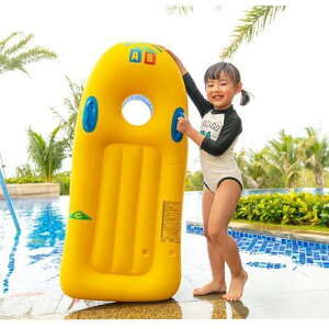浮板充氣沖浪板兒童浮排水上戲水玩具坐騎浮床學游泳泳圈打水板