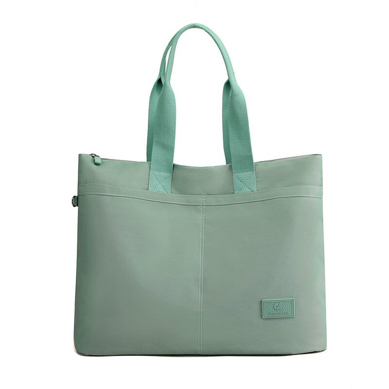 【巴黎精品】手提包帆布肩揹包-日系簡約通勤大容量女包包9色a1ac37