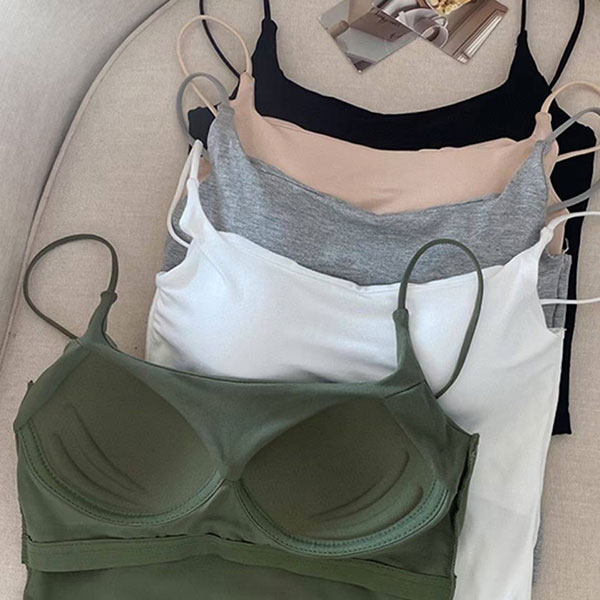 ANNAS 特價 一字裸背Bra小可愛 免穿內衣 自帶胸墊 罩杯 無痕 性感 爆乳 辣妹 美背 細肩帶 大露背 韓國 7