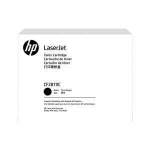 HP 黑色高容量原廠碳粉匣(白盒) / 個 CF287XC 87X