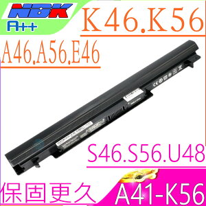 ASUS A41-K56 電池(保固最久)-華碩 S46C，S46CB，S46CM，S46CA，S505C，S40C，S56CA，S505CM，S505CB，S46CB，S405CA