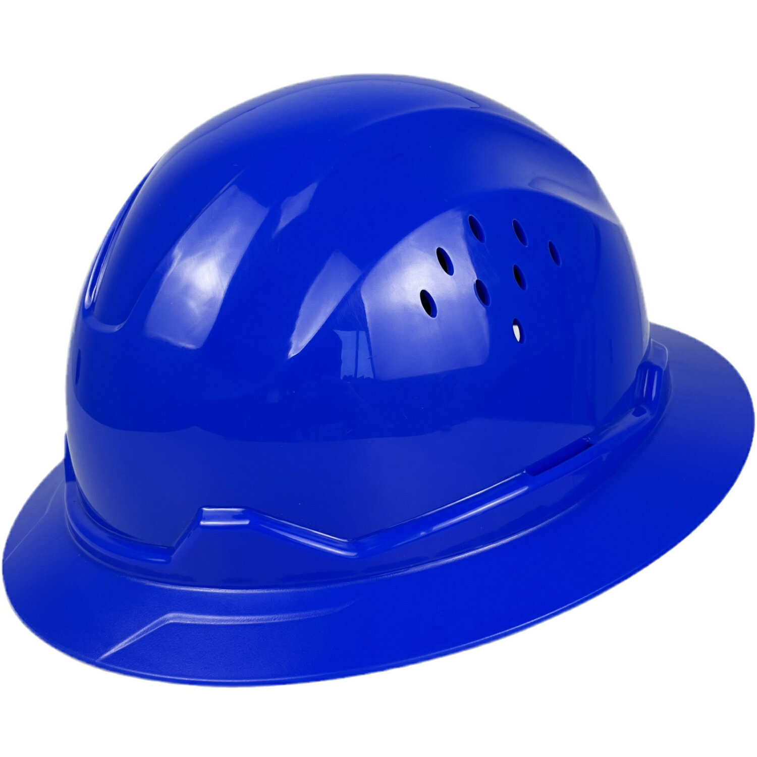 快速出貨/工地安全帽 夏季全帽簷大邊沿安全帽男美式建築施工工地防砸防曬透氣頭帽