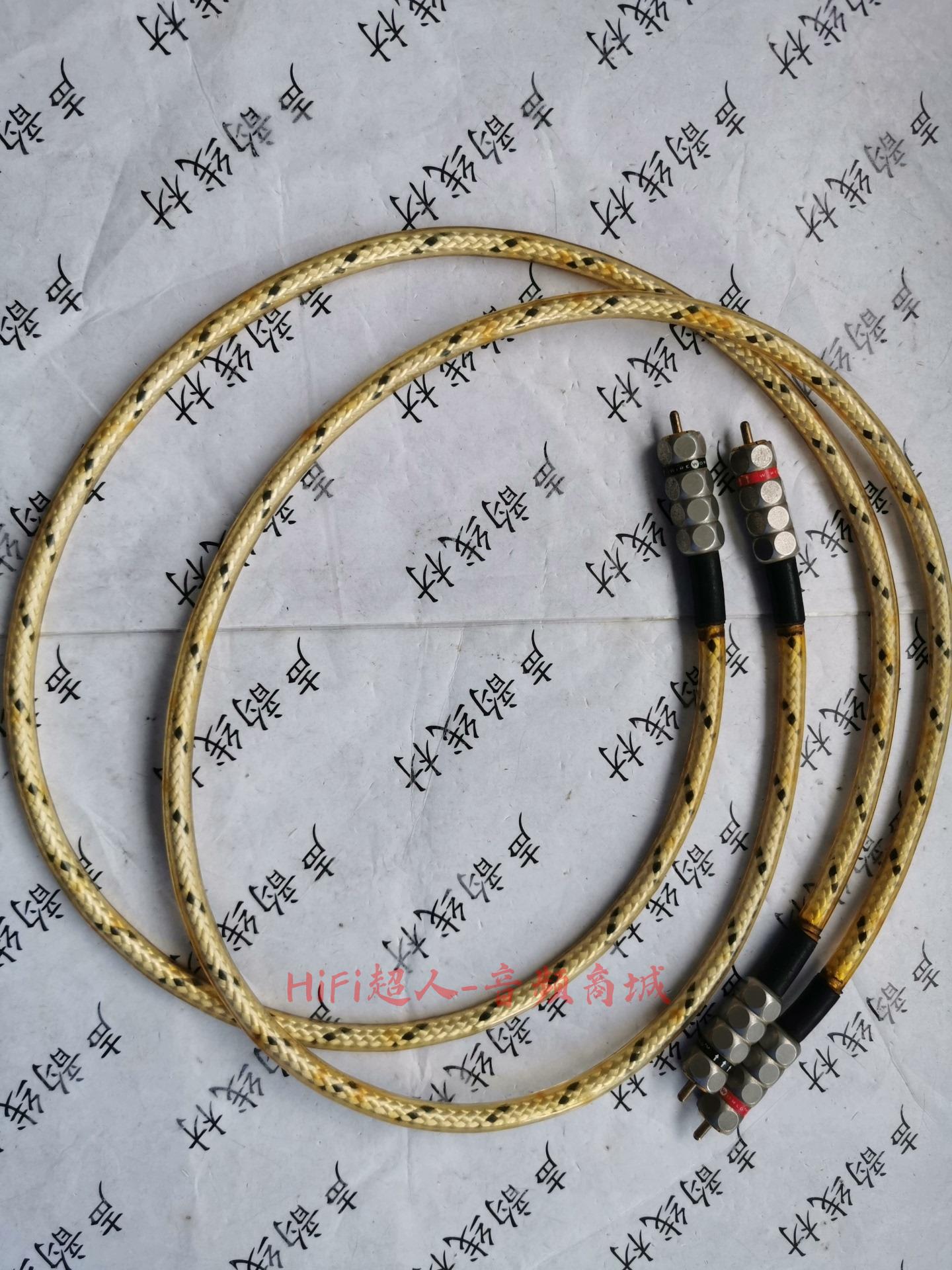 wireworld 北極星斑點狗信號線 1米對 高檔音響線材 原廠成品 二手保真【HiFi超人-音訊商城】