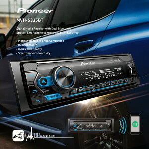 【299超取免運】M1P Pioneer 先鋒【MVH-S325BT】APP智慧連動控制 藍芽無線 支援Spotify