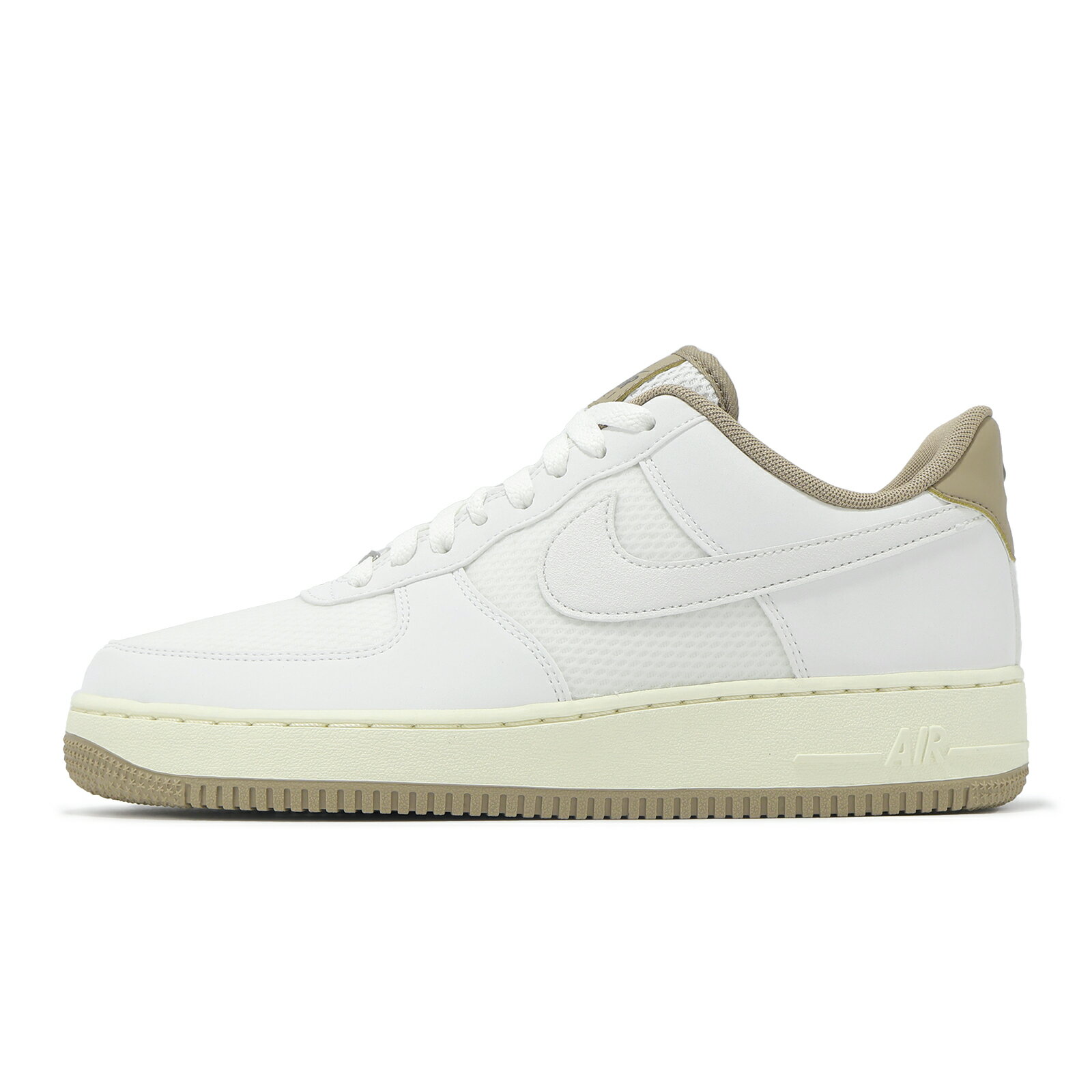Nike 休閒鞋 Air Force 1 07 LV8 男鞋 白 卡其 咖啡 AF1 FZ5225-100