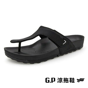 G.P(男)VOID防水透氣機能人字柏肯鞋 男鞋－黑色