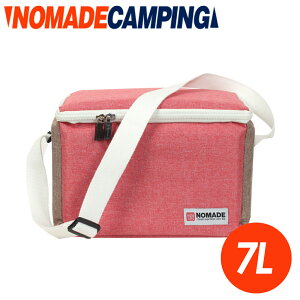 【NOMADE 7L純色肩背冷袋《粉》】N-7149/保冷袋/環保袋/露營/野餐袋