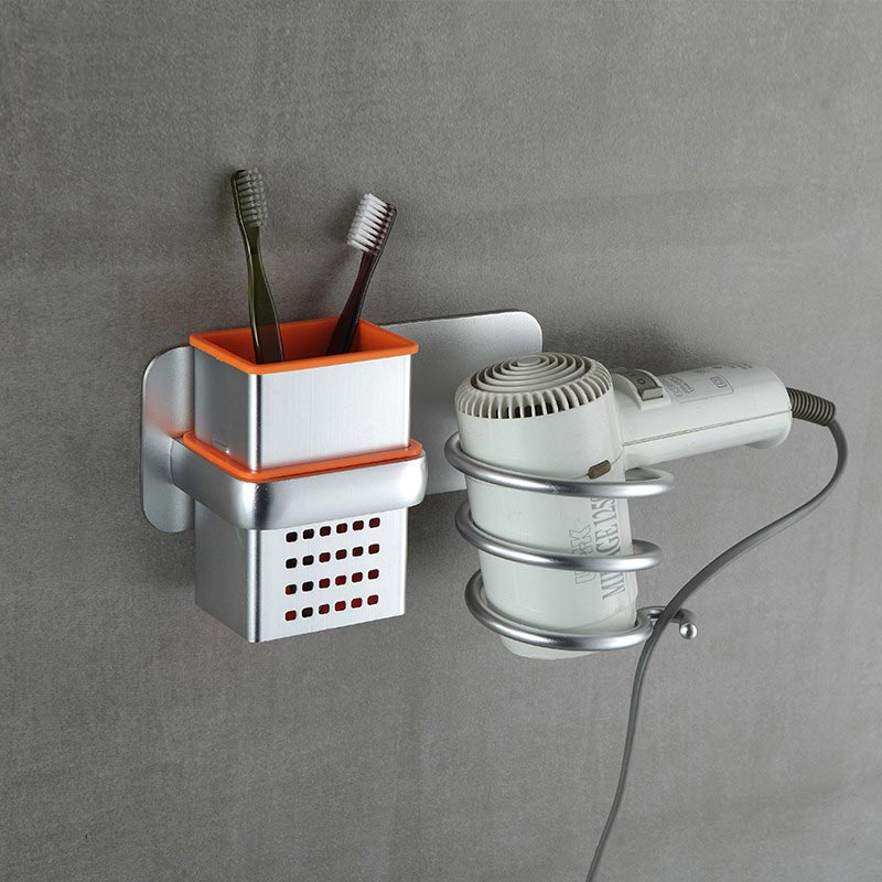 吹風機置物架免打孔壁掛浴室吹風筒支架衛生間洗手間收納風筒架子