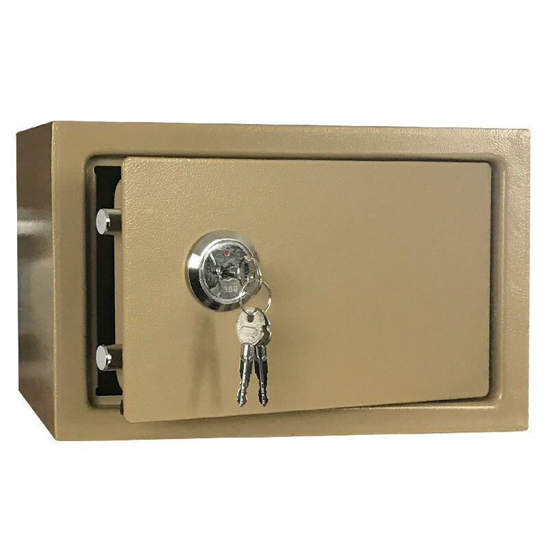 特價 單鎖保險柜 簡易操作機械鎖小型保險箱 家用老人學生保險柜