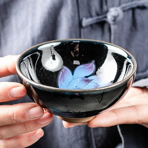 福京變色主人杯茶碗泡茶杯子陶瓷功夫茶具純色日式茶道健康茶器碗