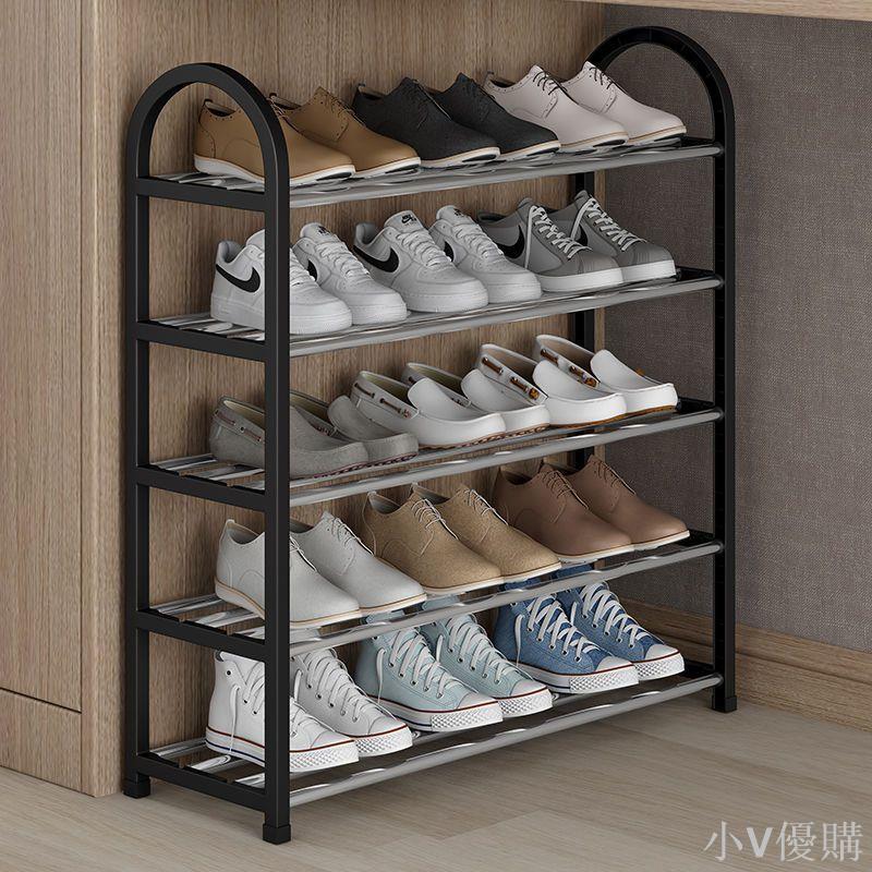 小V 簡易鞋架子家用經濟型小型門口結實耐用多層防塵鞋櫃宿舍室內好看