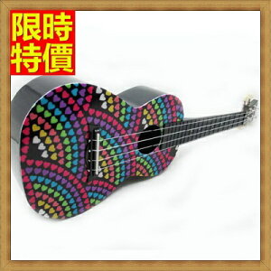 烏克麗麗ukulele-24吋可愛印花夏威夷吉他四弦琴弦樂器6款69x40【獨家進口】【米蘭精品】