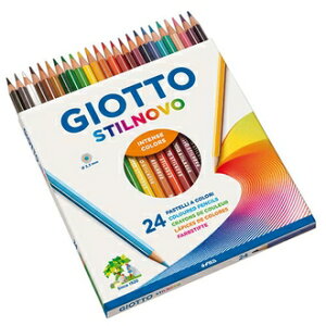 【義大利 GIOTTO】256600 STILNOVO 學用六角彩色鉛筆 24色/盒